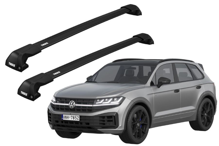 Barras THULE EDGE Flush para autos VOLKSWAGEN Touareg desde 2024 negro