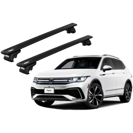 Barras THULE EVO WingBar para autos VOLKSWAGEN Tiguan desde 2024 negro