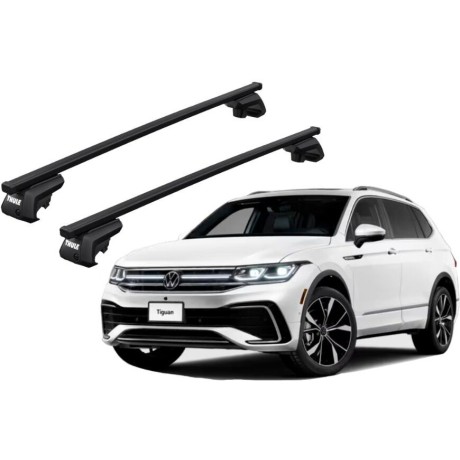 Barras THULE EVO SquareBar para autos VOLKSWAGEN Tiguan desde 2024