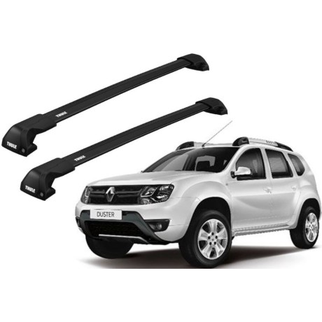 Barras THULE EDGE Flush para autos RENAULT Duster desde 2016-2024 negro