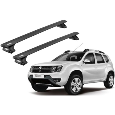 Barras THULE EVO WingBar para autos RENAULT Duster desde 2016 negro