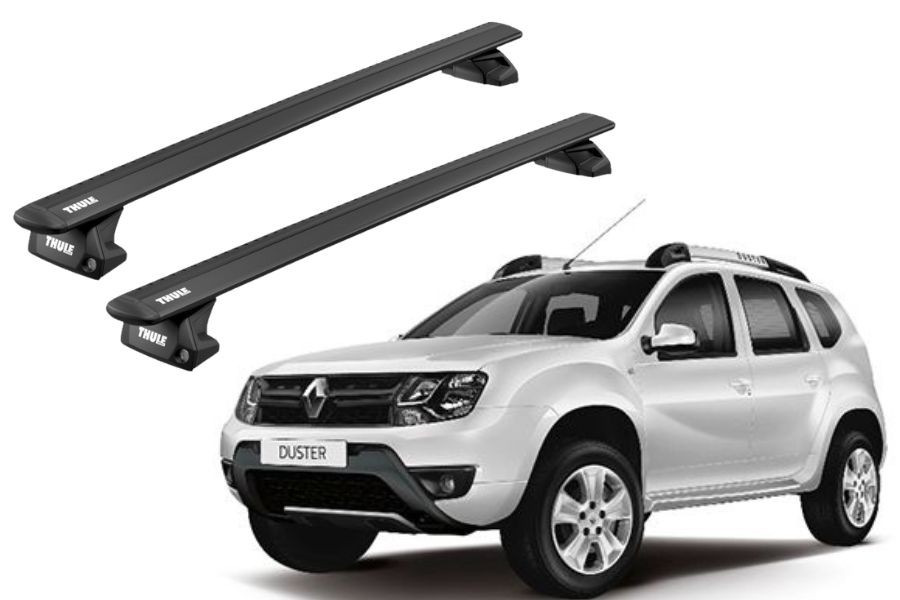 Barras THULE EVO WingBar para autos RENAULT Duster desde 2016 negro