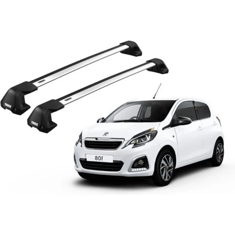 Barras THULE EDGE Flush para autos PEUGEOT 108 desde 2014-2021