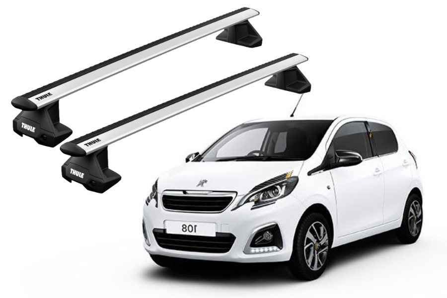 Barras THULE EVO WingBar para autos PEUGEOT 108 desde 2014-2021