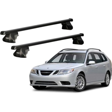 Barras THULE SmartRack para autos SAAB 9-3 SportCombi 2005 a 2012