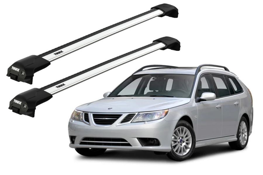 Barras THULE EDGE Flush para autos SAAB 9-3 SportCombi 2005 a 2012