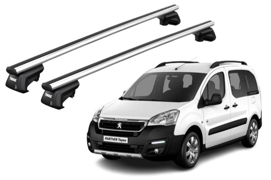 Barras THULE SmartRack XT AluBar para autos PEUGEOT Partner Tepee desde 2008