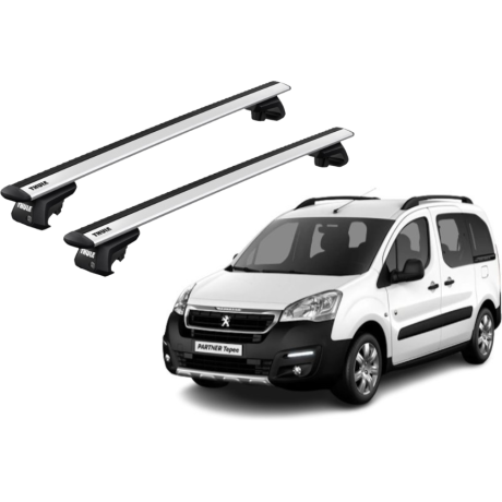 Barras THULE EVO WingBar para autos PEUGEOT Partner Tepee desde 2008