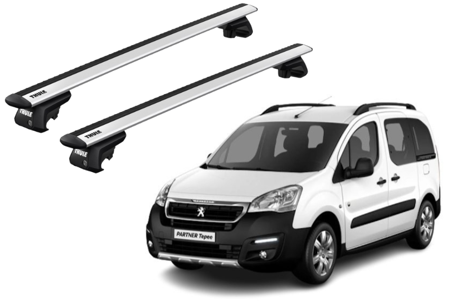 Barras THULE EVO WingBar para autos PEUGEOT Partner Tepee desde 2008