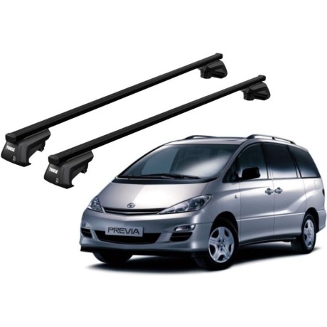 Barras THULE SmartRack XT para autos TOYOTA Previa 2000 a 2002