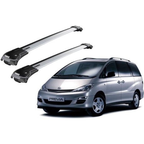 Barras THULE EDGE para autos TOYOTA Previa 2000 a 2002