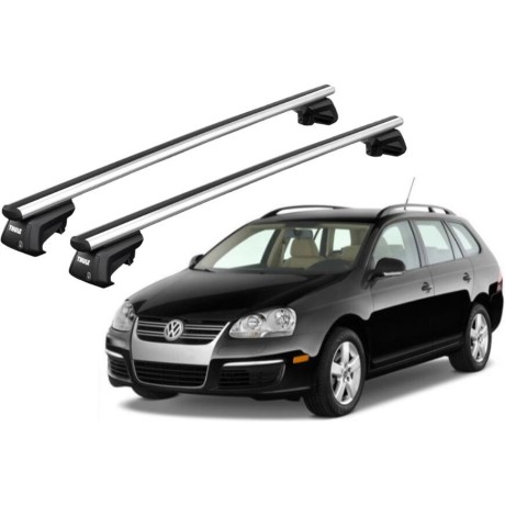 Barras THULE SmartRack XT AluBar para autos VOLKSWAGEN Jetta Variant desde 2008