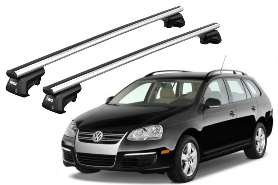Barras THULE SmartRack XT AluBar para autos VOLKSWAGEN Jetta Variant desde 2008