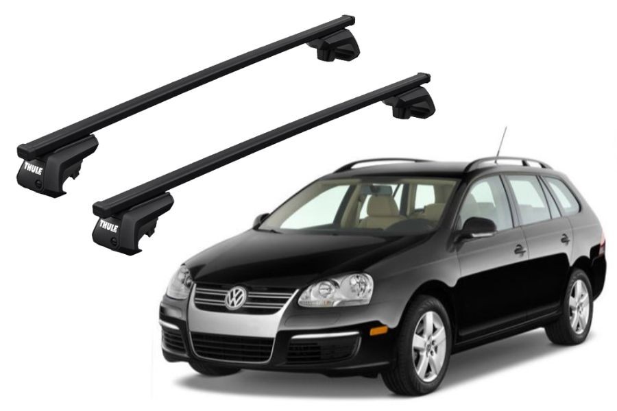 Barras THULE EVO SquareBar para autos VOLKSWAGEN Jetta Variant desde 2008