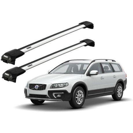Barras THULE EDGE Flush para autos VOLVO XC70 2000 a 2002