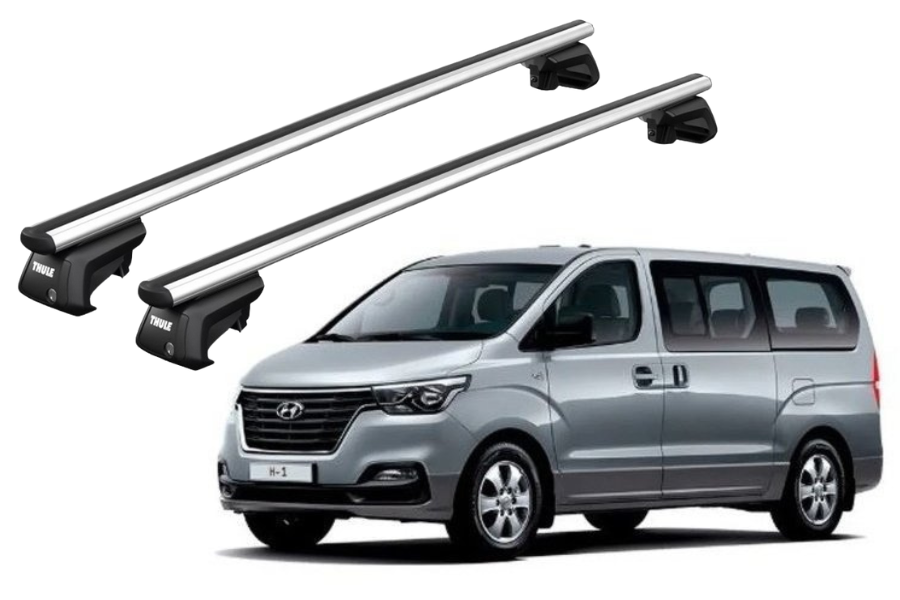 Barras THULE SmartRack XT AluBar para Van HYUNDAI H-1 desde 2008-2021