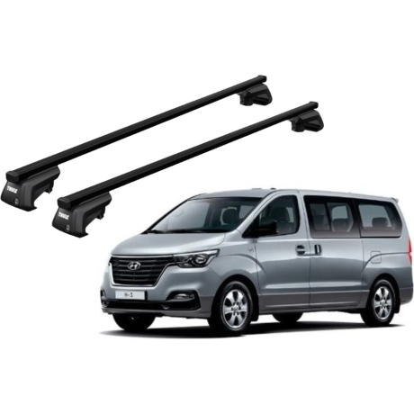 Barras THULE EVO SquareBar para Van HYUNDAI H-1 desde 2008-2021