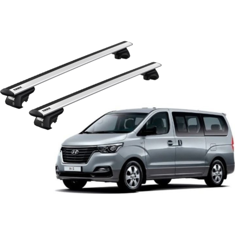 Barras THULE EVO WingBar para Van HYUNDAI H-1 desde 2008-2021