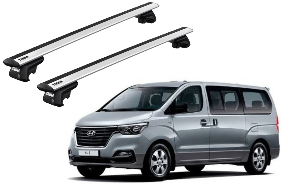 Barras THULE EVO WingBar para Van HYUNDAI H-1 desde 2008-2021