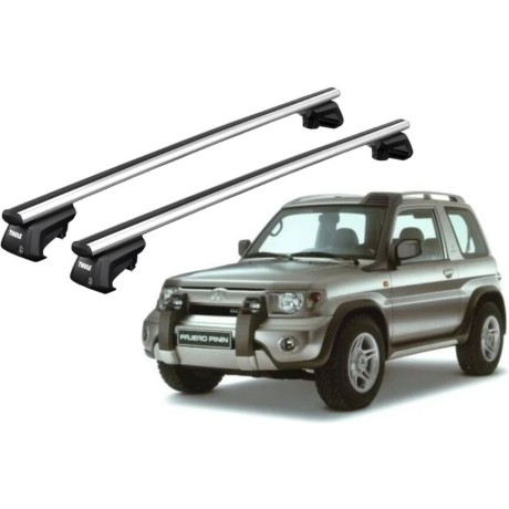 Barras THULE SmartRack XT AluBar para autos MITSUBISHI Montero Pinin 2000 a 2006