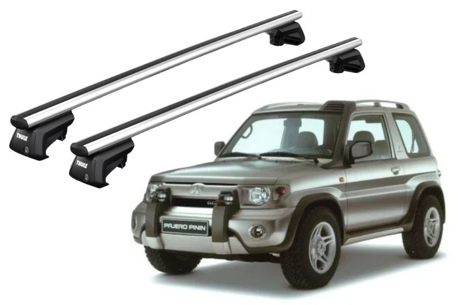 Barras THULE SmartRack XT AluBar para autos MITSUBISHI Montero Pinin 2000 a 2006