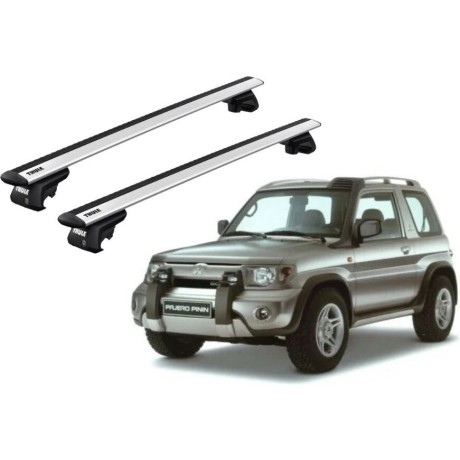 Barras THULE EVO WingBar para autos MITSUBISHI Montero Pinin 2000 a 2006