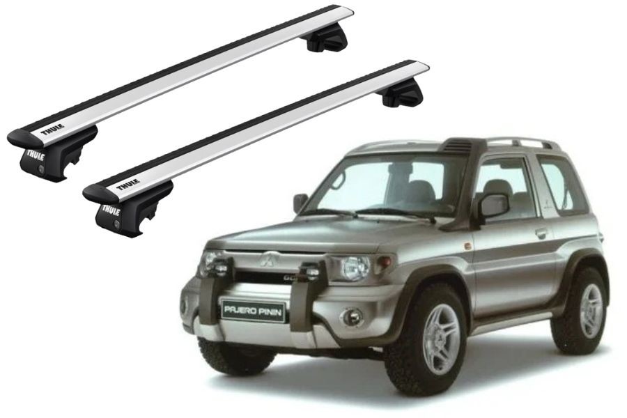 Barras THULE EVO WingBar para autos MITSUBISHI Montero Pinin 2000 a 2006