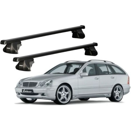 Barras THULE SmartRack para autos MERCEDES BENZ C-Class (W203) 2000 a 2003