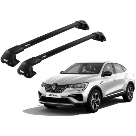 Barras THULE EDGE Flush para autos RENAULT Arkana desde 2020 negro