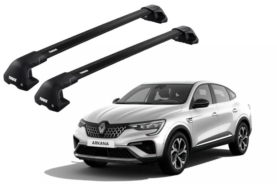 Barras THULE EDGE Flush para autos RENAULT Arkana desde 2020 negro