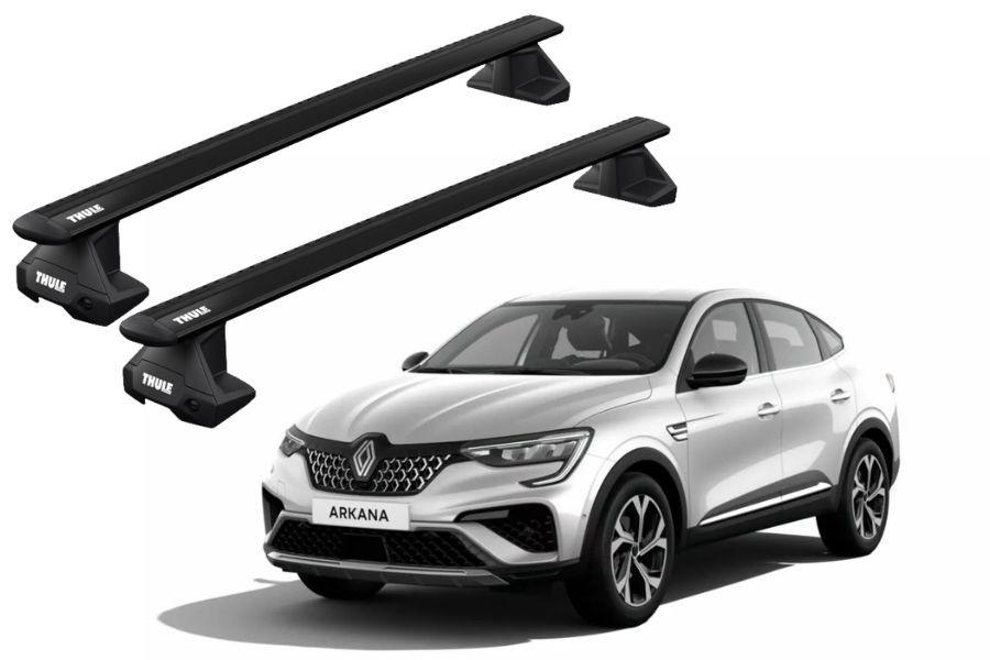 Barras THULE EVO WingBar para autos RENAULT Arkana desde 2020 negro