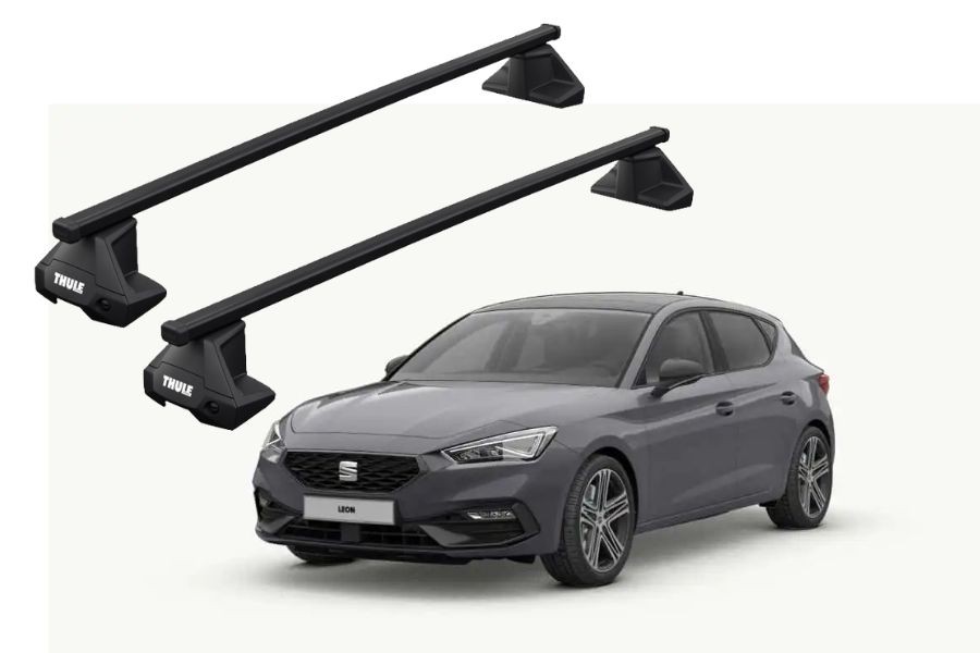 Barras THULE EVO SquareBar para autos SEAT León IV desde 2020 - 2024