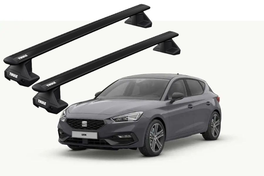 Barras THULE EVO WingBar para autos SEAT León IV desde 2020 - 2024 negro