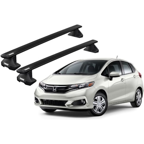 Barras THULE EVO WingBar para autos HONDA Fit desde 2014 - 2017 negro