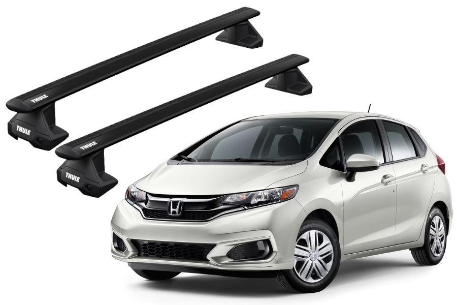 Barras THULE EVO WingBar para autos HONDA Fit desde 2014 - 2017 negro