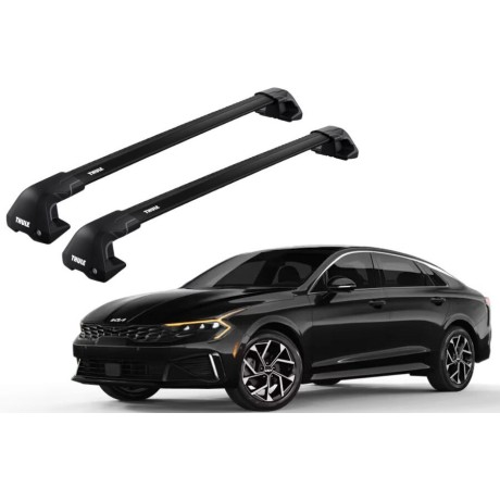 Barras THULE EDGE Flush para autos KIA K5 desde 2020 negro