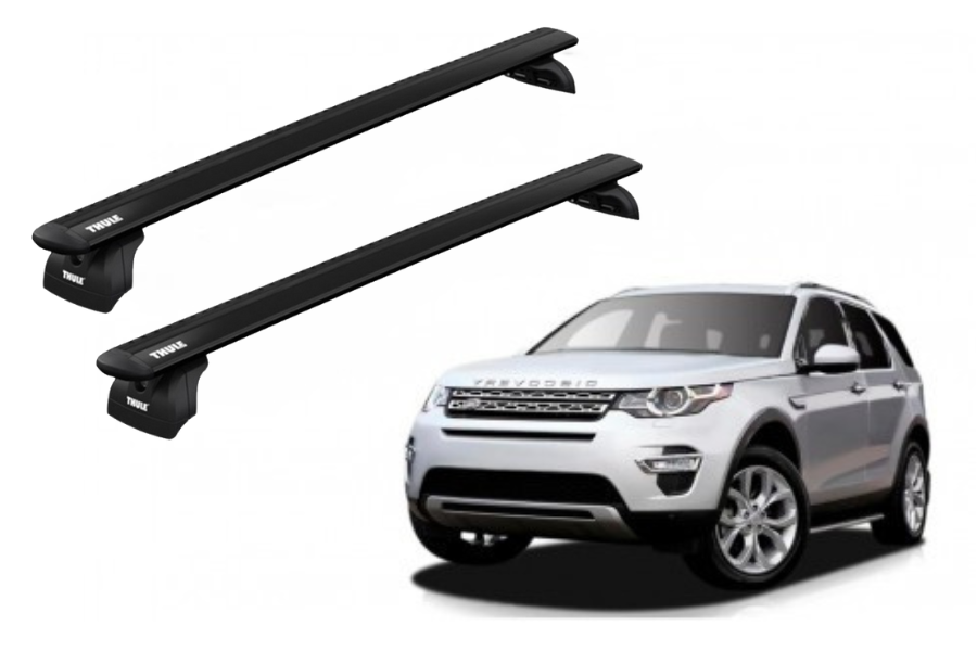 Barras THULE WingBar para autos LAND ROVER Discovery desde 2017 negro