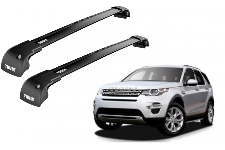 Barras THULE EDGE para autos LAND ROVER Discovery desde 2017 negro