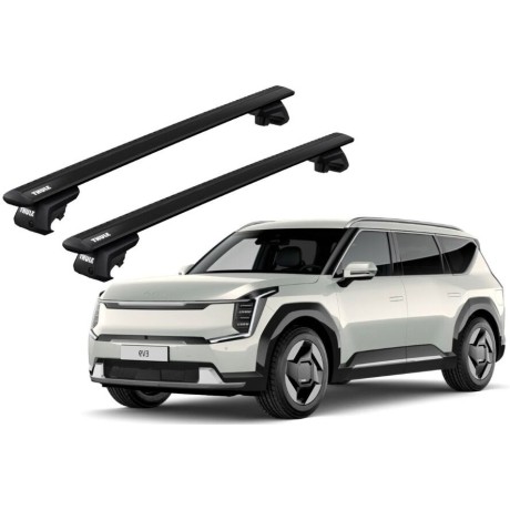 Barras THULE EVO WingBar para KIA EV9 desde 2023 negro