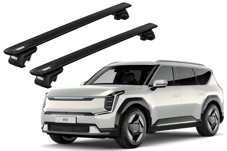Barras THULE EVO WingBar para KIA EV9 desde 2023 negro
