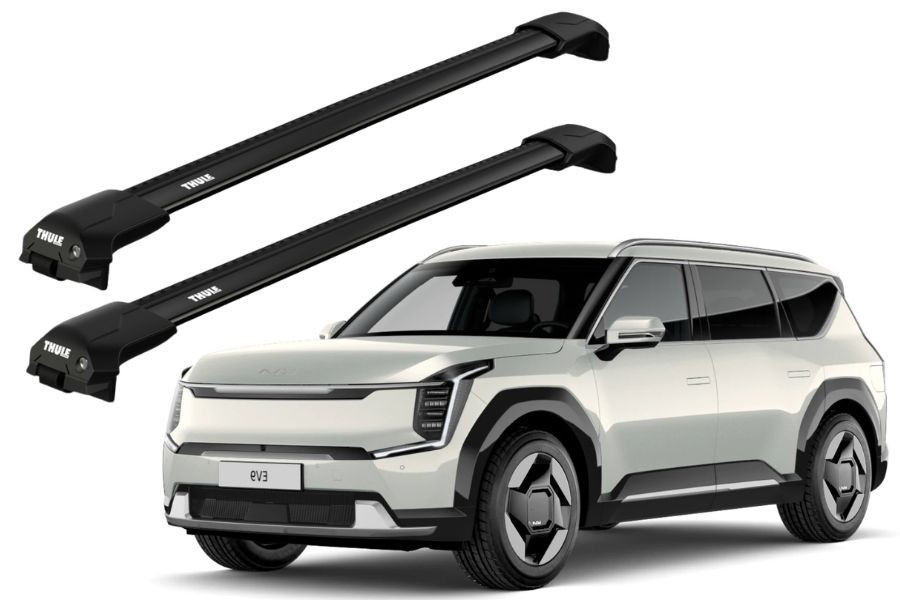 Barras THULE EDGE Flush para KIA EV9 desde 2023 negro
