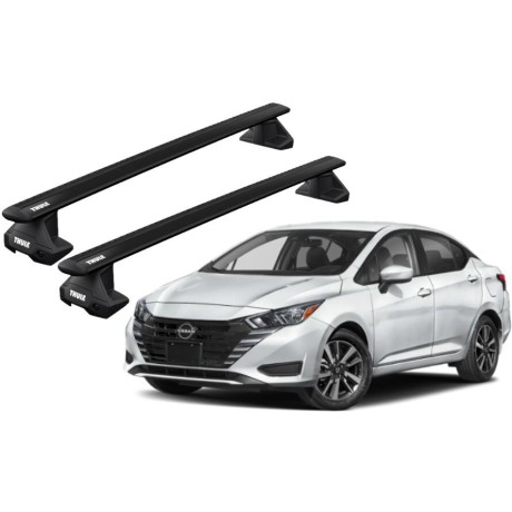 Barras THULE EVO WingBar para autos nissan versa desde 2021 - negro