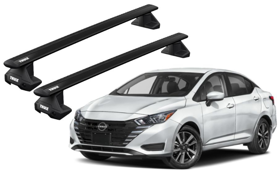 Barras THULE EVO WingBar para autos nissan versa desde 2021 - negro
