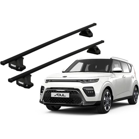 Barras THULE EVO SquareBar para autos KIA SOUL 2019 a 2021