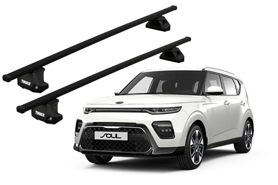 Barras THULE EVO SquareBar para autos KIA SOUL 2019 a 2021