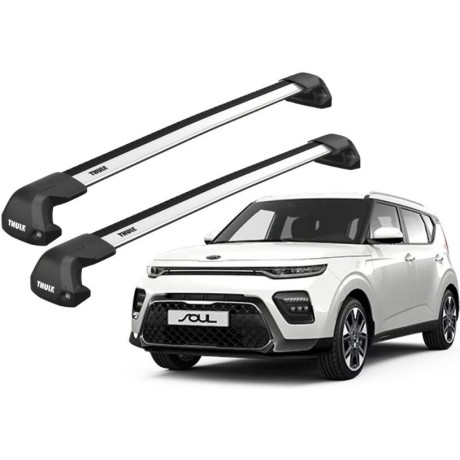 Barras THULE EDGE Flush para autos KIA SOUL 2019 a 2021