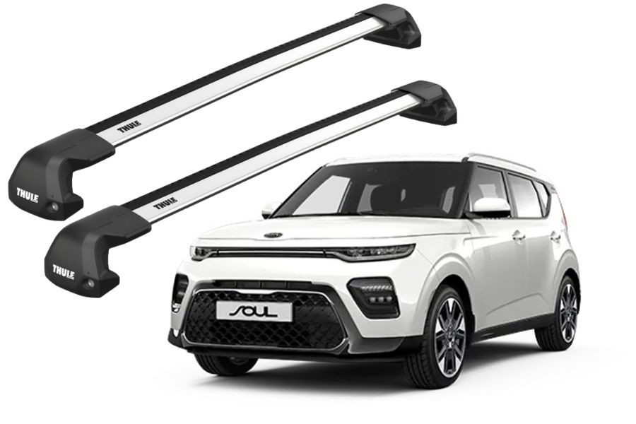 Barras THULE EDGE Flush para autos KIA SOUL 2019 a 2021