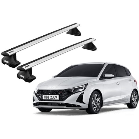 Barras THULE EVO WingBar para autos HYUNDAI i20 desde 2020-2022