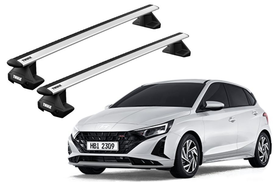 Barras THULE EVO WingBar para autos HYUNDAI i20 desde 2020-2022