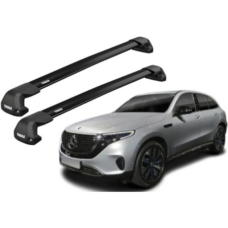 Barras THULE EDGE Flush para autos MERCEDES BENZ EQC desde 2020-2024 negro